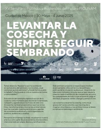 Programa del Seminario Públicos y Audiencias del Futuro FICUNAM 2025