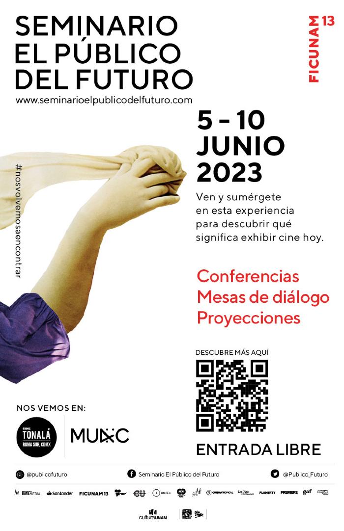 Identidad gráfica del Seminario El Público del Futuro FICUNAM 2023