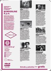 Poster con programa completo ciclo Borderline
