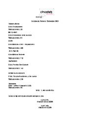 Cineclub Revolución 2009