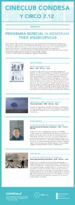 Programa diseñado para el ciclo In memoriam Theo Angelopoulos